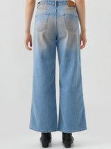 Women Bella-Wide Jeans Wide Leg Blue Mid Rise