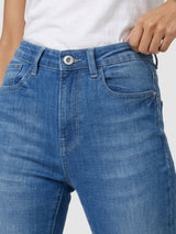 Women Alexa Jeans Super Skinny Fit Mid Blue High Rise