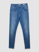 Women Alexa Jeans Super Skinny Fit Mid Blue High Rise