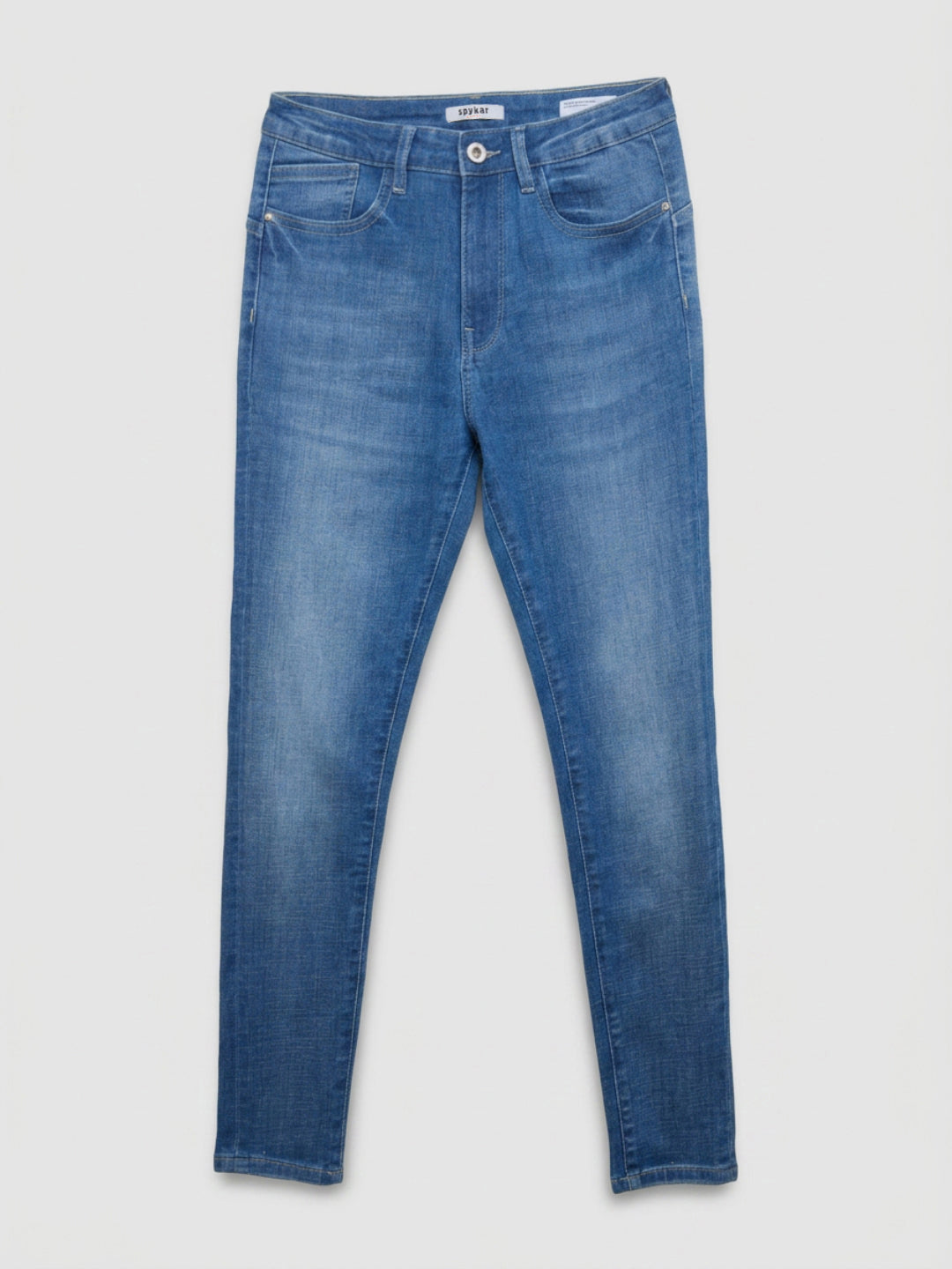 Women Alexa Jeans Super Skinny Fit Mid Blue High Rise
