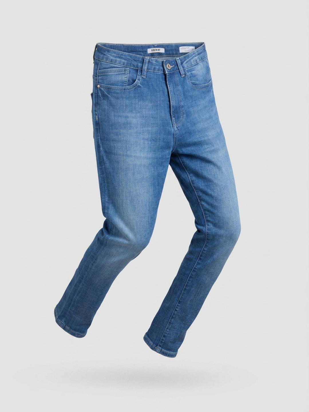 Women Alexa Jeans Super Skinny Fit Mid Blue High Rise