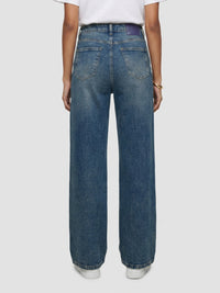 Women Bella-Wide Jeans Wide Leg Vintage Blue High Rise