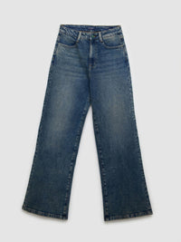 Women Bella-Wide Jeans Wide Leg Vintage Blue High Rise