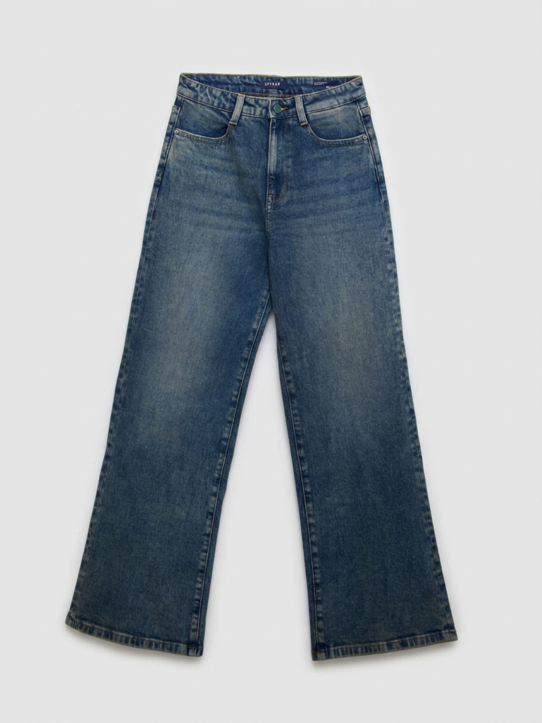 Women Bella-Wide Jeans Wide Leg Vintage Blue High Rise