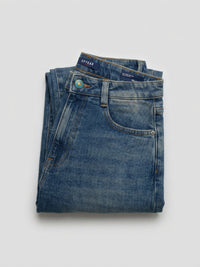 Women Bella-Wide Jeans Wide Leg Vintage Blue High Rise