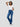 Women Elissa Jeans Boot Cut Fit Mid Blue High Rise
