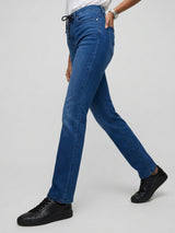 Women Emma Jeans Slim Fit Dark Blue Mid Rise