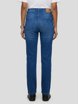 Women Emma Jeans Slim Fit Dark Blue Mid Rise