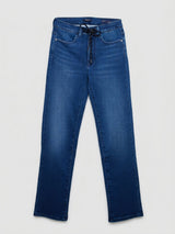 Women Emma Jeans Slim Fit Dark Blue Mid Rise