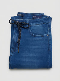 Women Emma Jeans Slim Fit Dark Blue Mid Rise