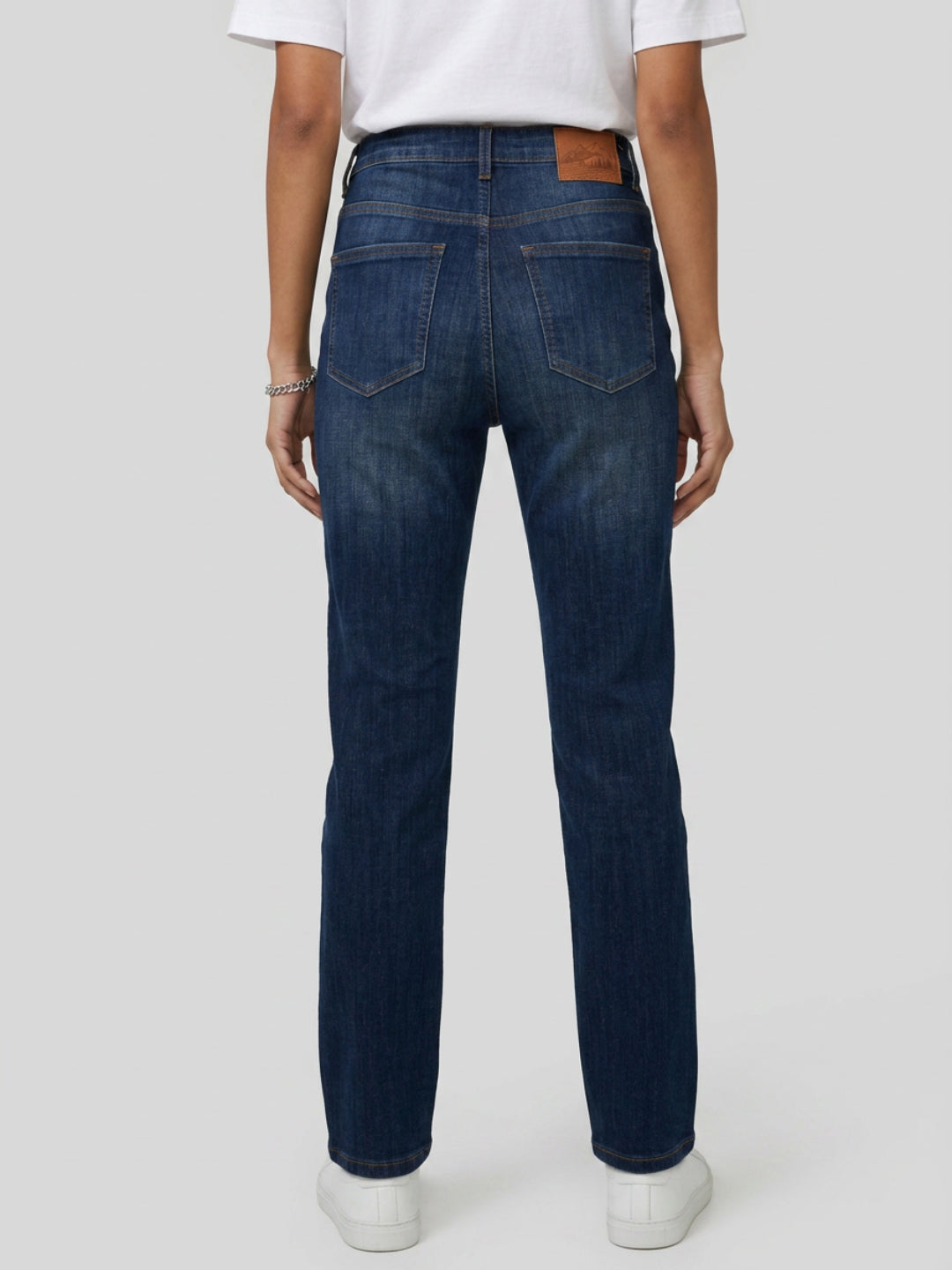 Women Emma Jeans Slim Fit Vintage Blue Mid Rise