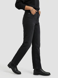 Women Emma Jeans Slim Fit Black Mid Rise