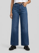 Women Bella-Wide Jeans Wide Leg Dark Blue High Rise