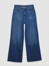 Women Bella-Wide Jeans Wide Leg Dark Blue High Rise