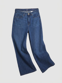 Women Bella-Wide Jeans Wide Leg Dark Blue High Rise