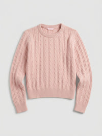 Women Sweater Pink Regular Fit