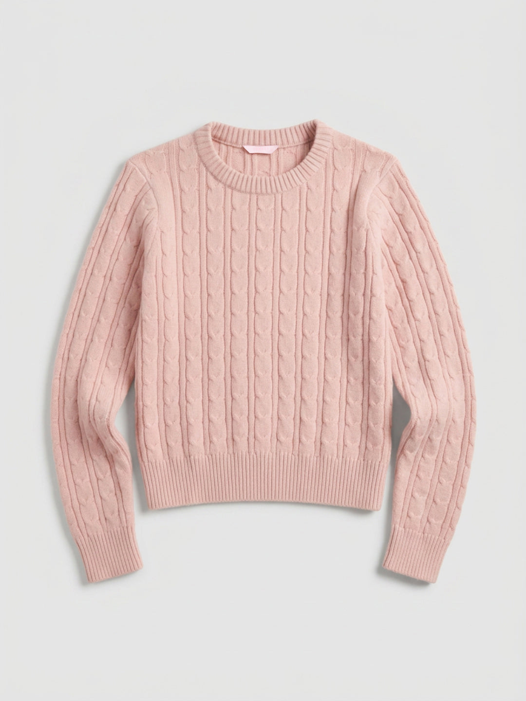 Women Sweater Pink Regular Fit
