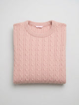 Women Sweater Pink Regular Fit