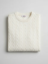 Women Sweater White Regular Fit