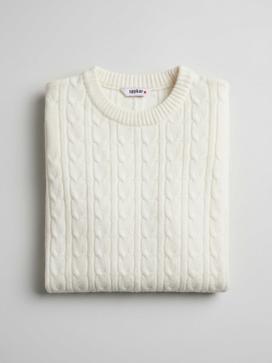 Women Sweater White Regular Fit