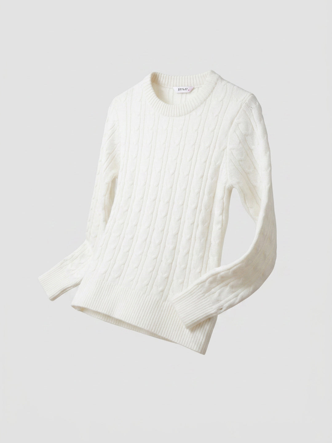 Women Sweater White Regular Fit