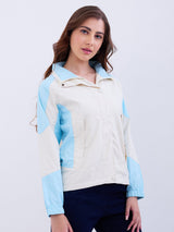 Women Sky Blue Jacket