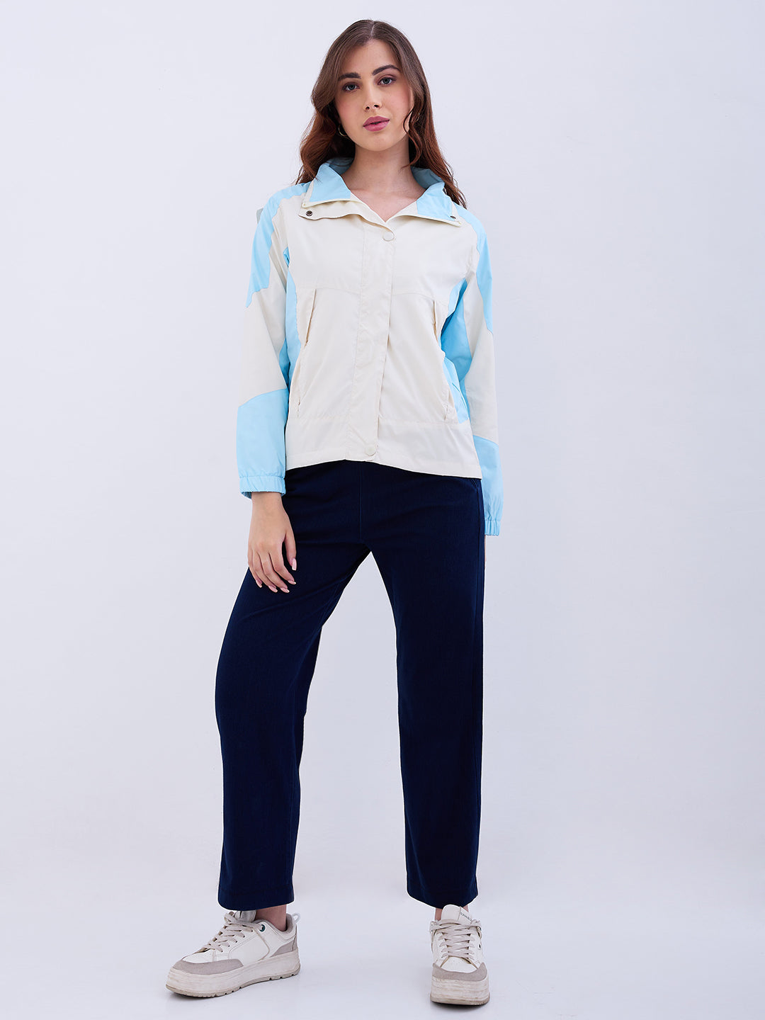 Women Sky Blue Jacket