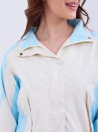 Women Sky Blue Jacket