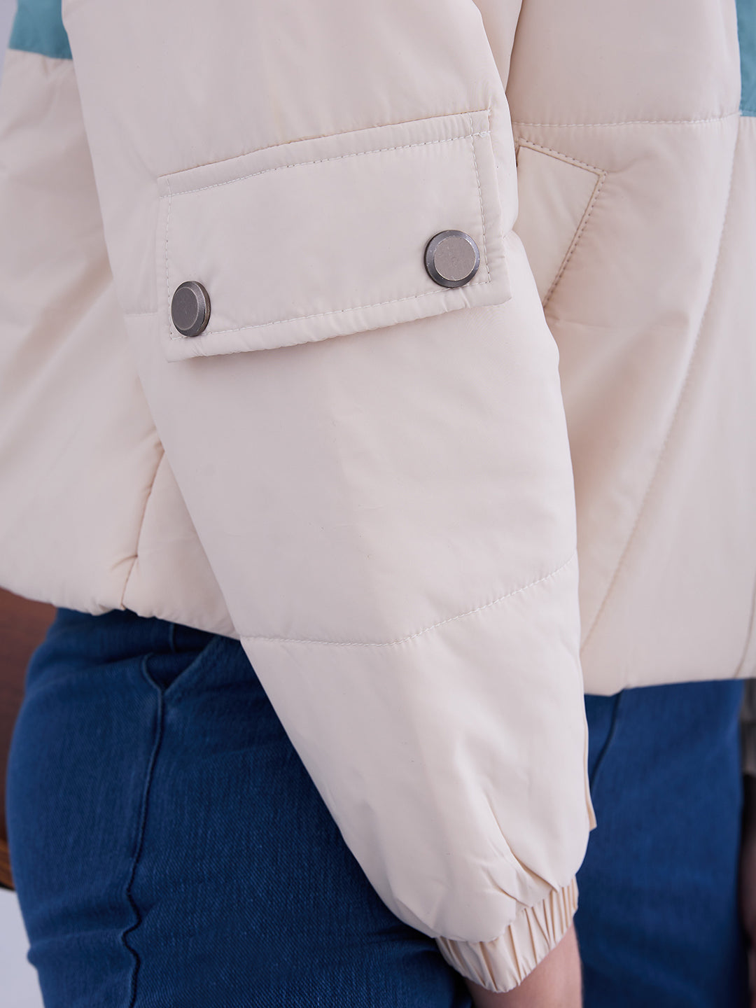 Women Mint Green Jacket