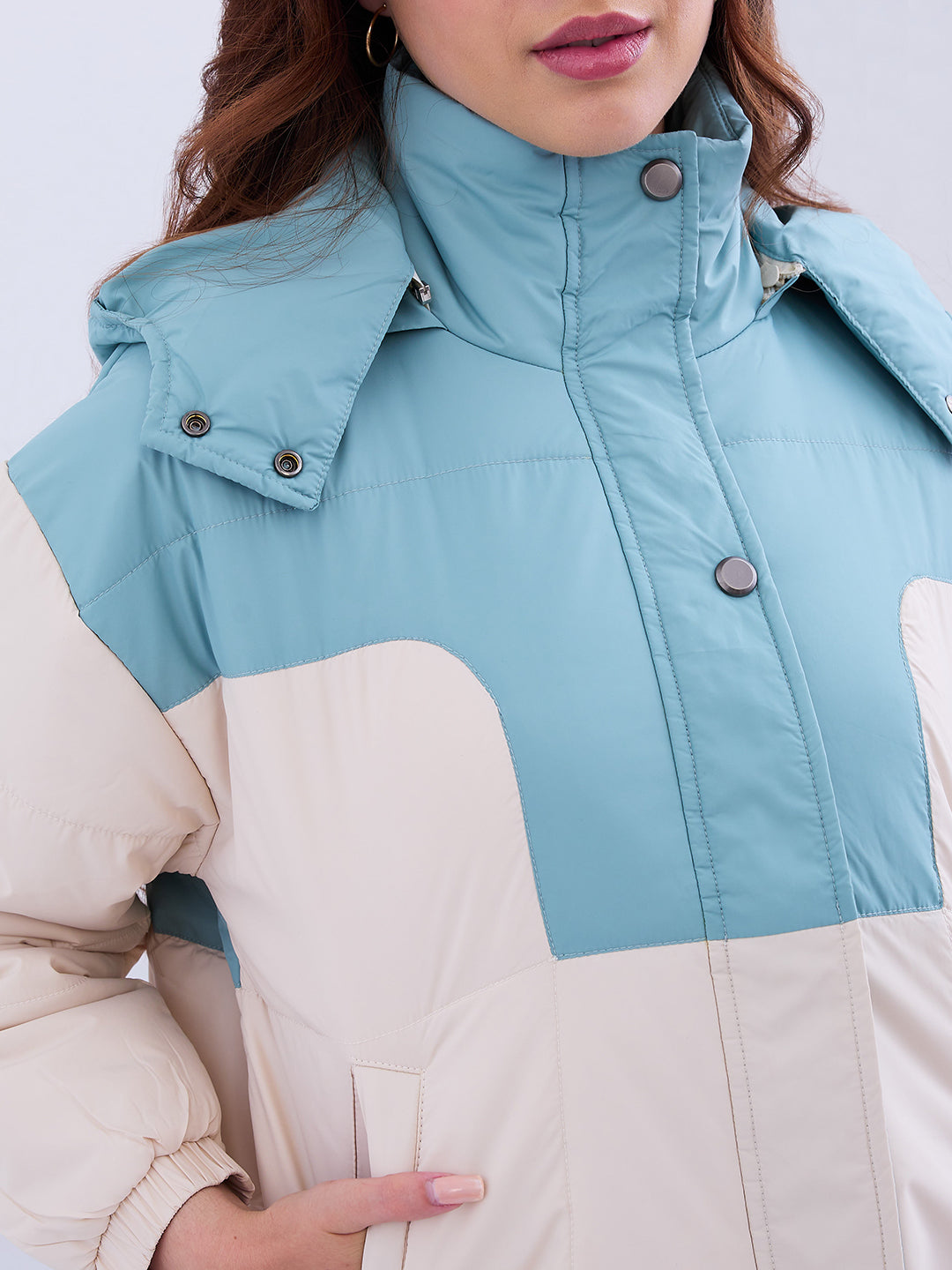Spykar Mint Green Regular Fit Casual Jackets For Women