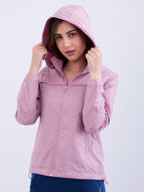 Women Jacket Pink Regular Fit