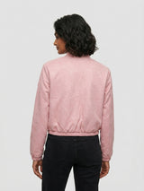 Women Jacket Pink Regular Fit