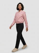 Women Jacket Pink Regular Fit