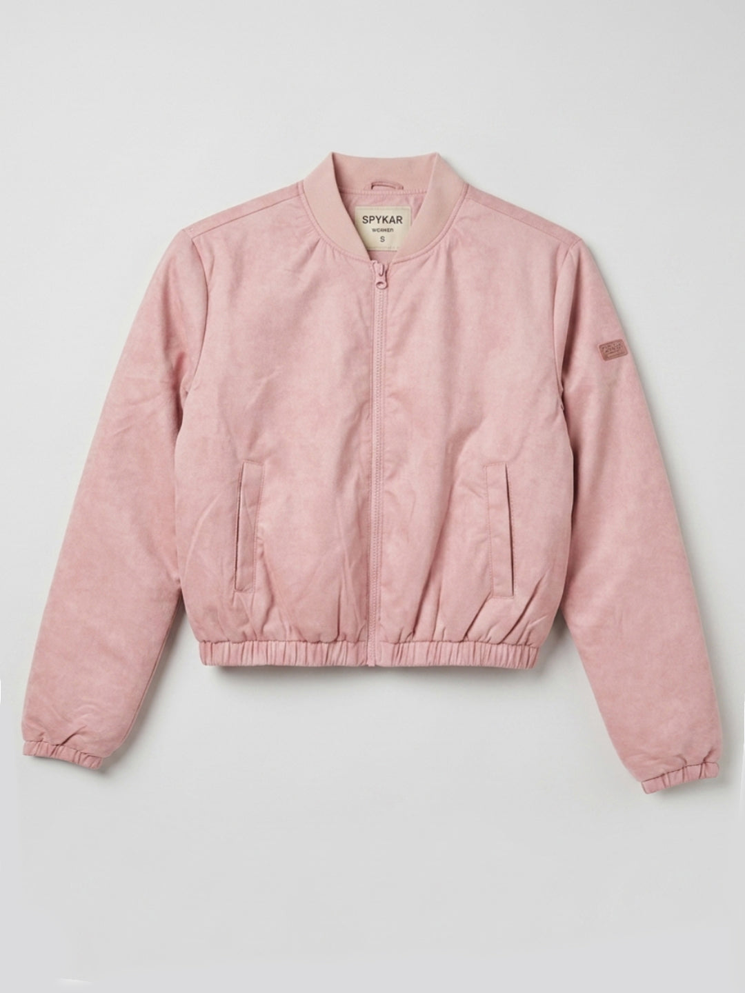 Women Jacket Pink Regular Fit