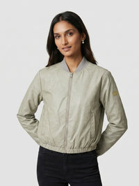 Women Jacket Green Regular Fit