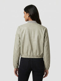 Women Jacket Green Regular Fit