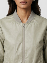 Women Jacket Green Regular Fit