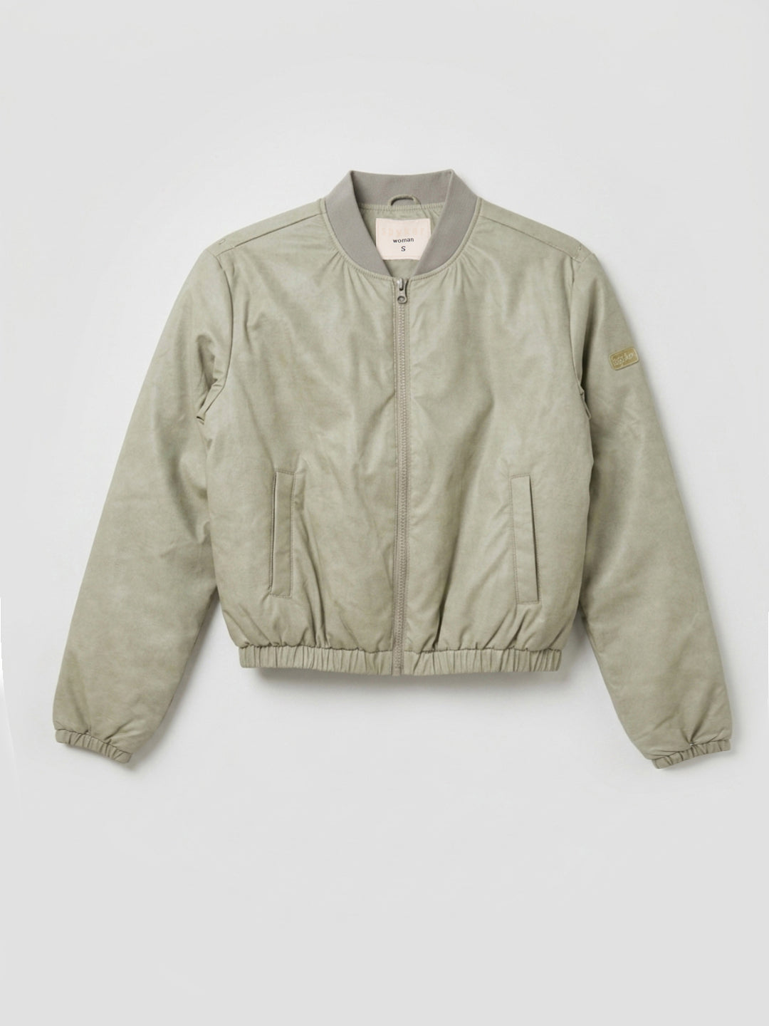 Women Jacket Green Regular Fit