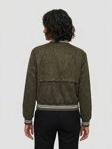 Women Jacket Green Regular Fit