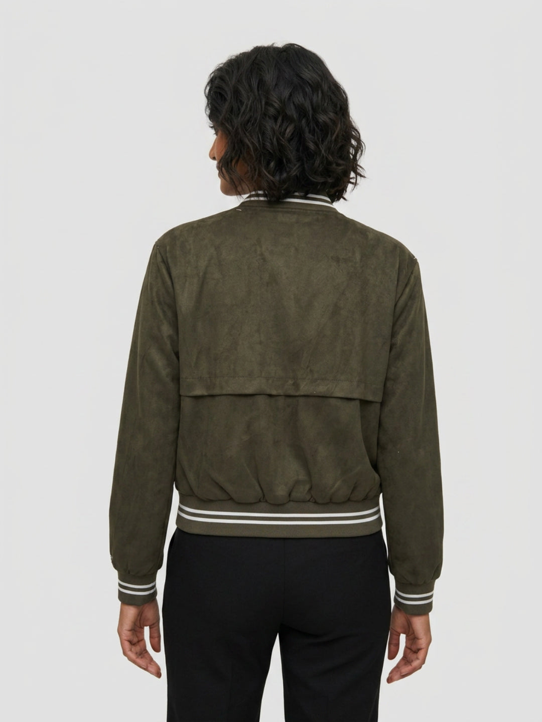 Women Jacket Green Regular Fit