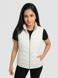 Women Jacket Off-White Regular Fit