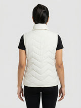 Women Jacket Off-White Regular Fit