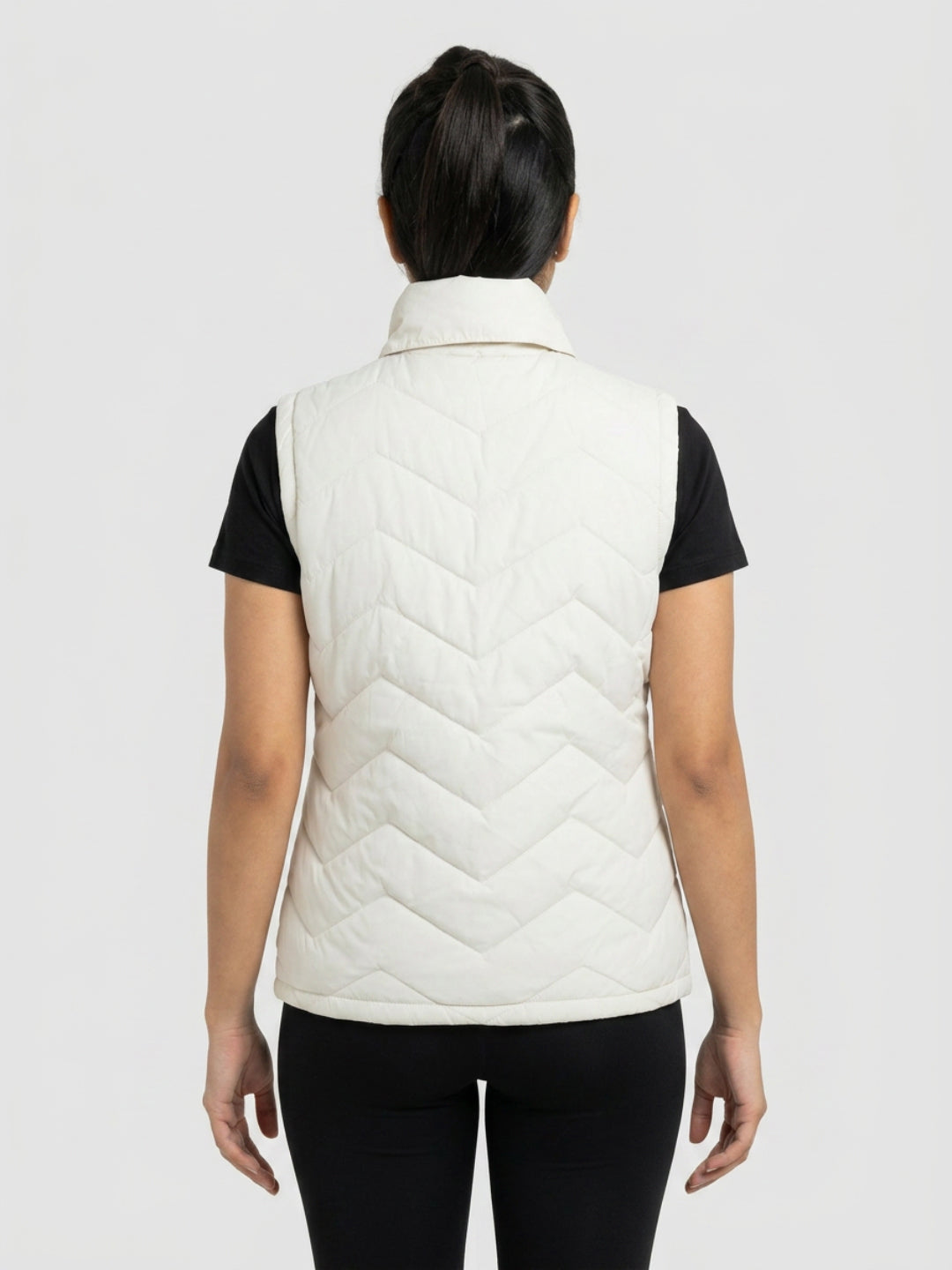 Women Jacket Off-White Regular Fit