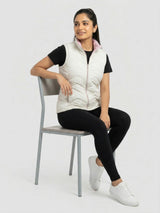 Women Jacket Off-White Regular Fit