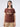 Women T-Shirt Graphic Brown Regular Fit