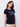 Women T-Shirt Black Regular Fit