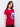 Women T-Shirt Red Regular Fit