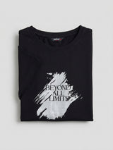 Women T-Shirt Graphic Black Regular Fit