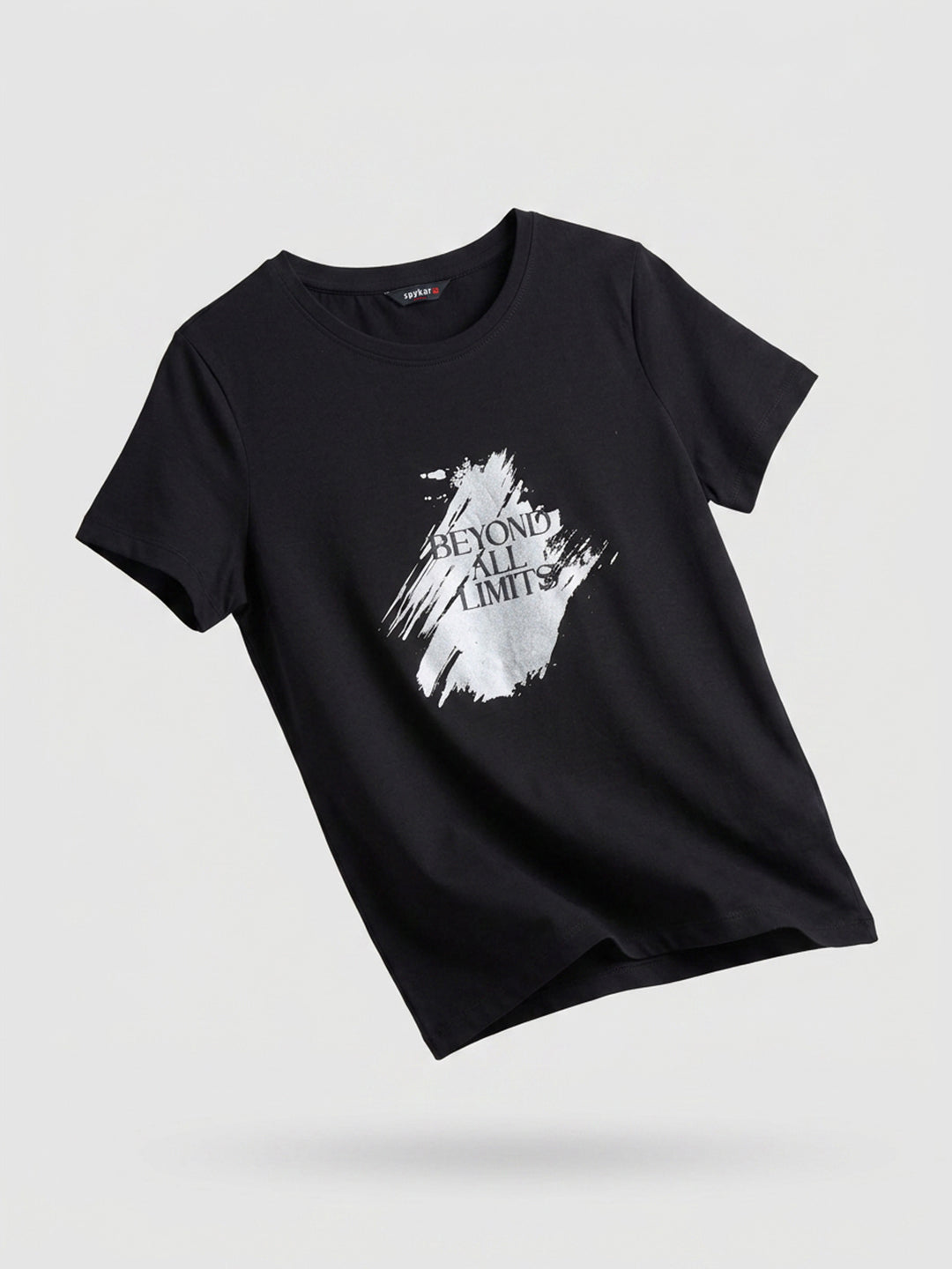 Women T-Shirt Graphic Black Regular Fit