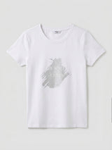 Women T-Shirt Graphic White Regular Fit